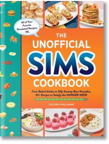 Неофициалната готварска книга на Sims съдържа ярки снимки на ястия и десерти, вдъхновени от Sims, закачливи илюстрации на храни и цветен дизайн - идеална за феновете, готови да пресъздадат автентични рецепти от света на The Sims.