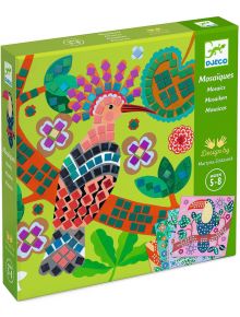 Творчески комплект Djeco Мозайка - Птици, 4 бр. - Djeco - Djeco - Момиче, Момче - 3070900094192