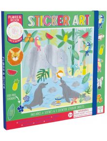 Творчески комплект със стикери Floss & Rock Sticker art - Jungle - Floss & Rock - Floss & Rock - Момче - 5055166361668