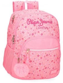 Ученическа раница Pepe Jeans Alenka Pink с две отделения - Pepe Jeans - Joumma Bags S.L. - Момиче - Pepe Jeans - Alenka - 8435692781968