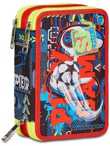 Ученически несесер Seven Funny Goal с три отделения, пълен - Seven - Seven S.P.A. - Момче - Seven - SJ Gang - 8055714157979