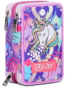 Ученически несесер Seven SJ Ever One Unicorn с три отделения, пълен - Seven - Seven S.P.A. - Момиче - 8055714146911