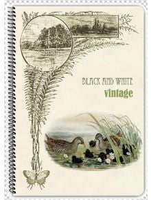 Тетрадка Vintage - Black & White - Жена, Момиче - 3800099401255