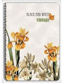 Ученическа тетрадка Black & White A5 с широки редове - Black & White - Жена, Момиче - 3800099400135