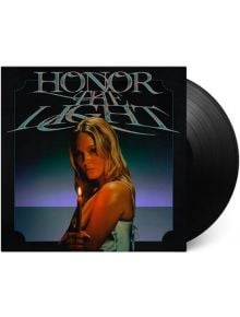 На обложката на албума Zara Larsson - Honor the Light (VINYL) е изобразена дългокоса блондинка, която държи свещ в тъмнината, с метални букви над нея "HONOR THE LIGHT", а вдясно се вижда винилова плоча с нови версии.