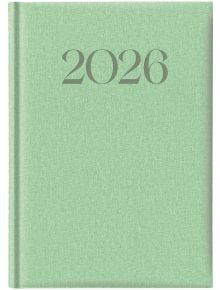 Зелен тефтер-органайзер Lediberg Biella 2026 - Lediberg - Lediberg - Жена, Мъж - 3800816024941