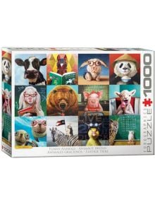 Пъзел Eurographics - Забавни животни, 1000 части