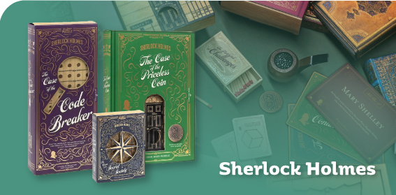 Professor Puzzle колекция логически загадки Sherlock Holmes- книжарница Orange
